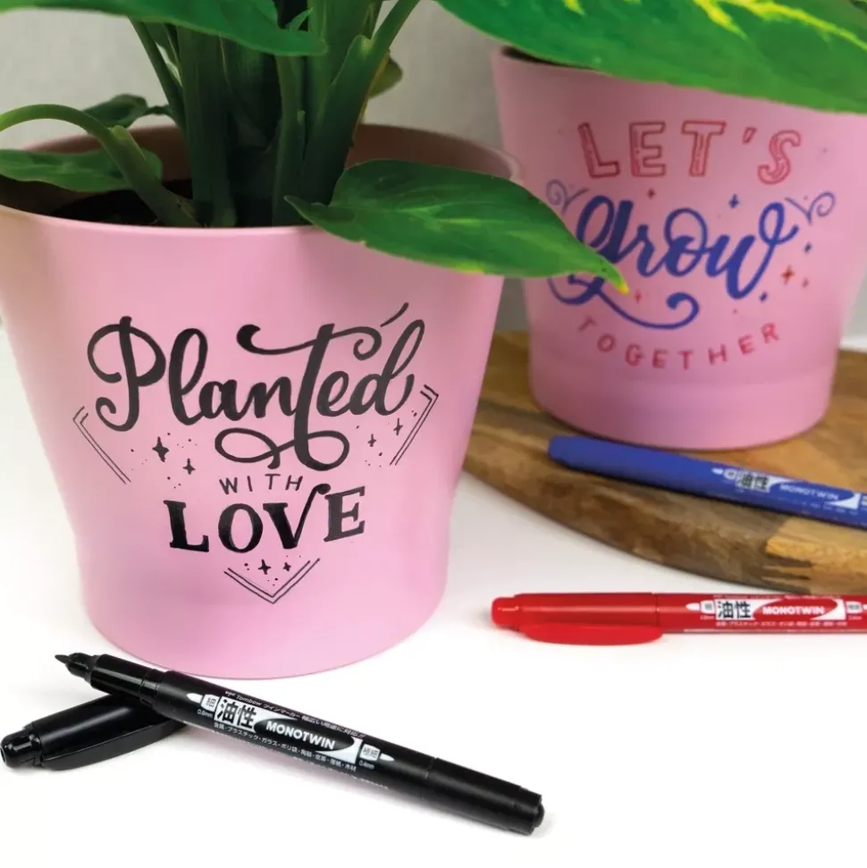 Set 3 Rotuladores Permanentes Mono Twin Tombow