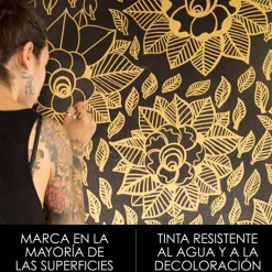 Set 3 Rotuladores Permanentes Metálicos Punta Fina Sharpie