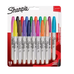 Set 18 Rotuladores Permanentes Punta Fina Sharpie