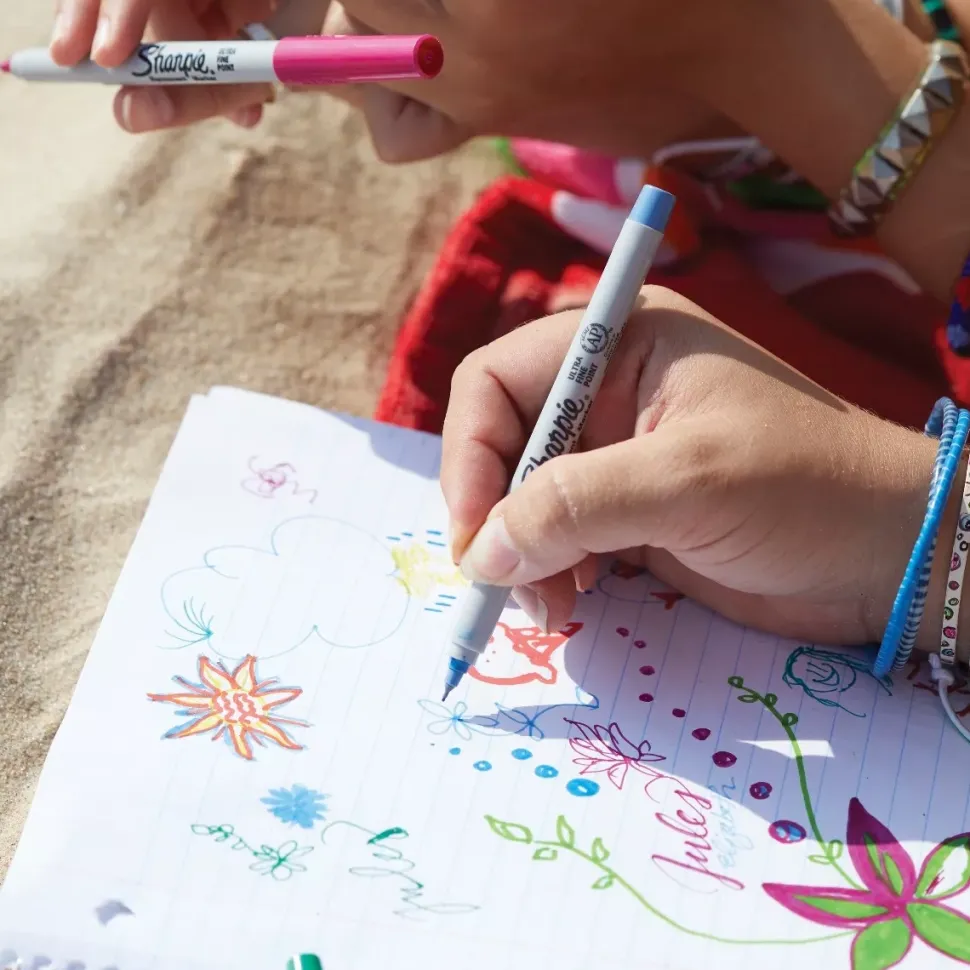 Set 28 Rotuladores Permanentes Punta Fina y Ultrafina Sharpie