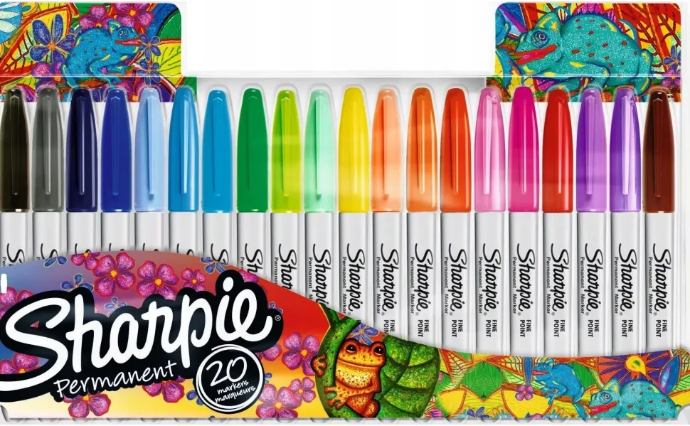 Set 20 Rotuladores Permanentes Punta Fina Sharpie