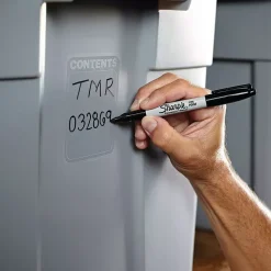 Set 12 Rotuladores Permanentes Punta Fina Negro Sharpie