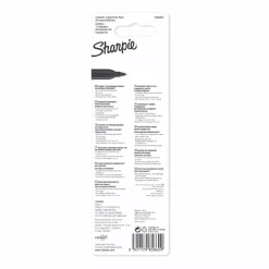 Set 2 Rotuladores Permanentes Punta Fina Negro Sharpie