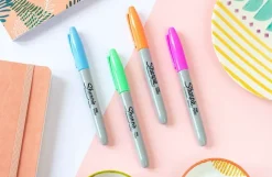 Set 4 Rotuladores Permanentes Punta Fina Pastel Sharpie