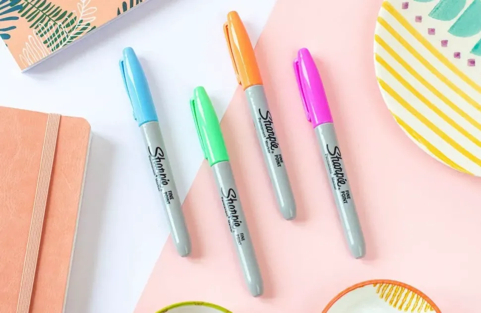 Set 4 Rotuladores Permanentes Punta Fina Pastel Sharpie