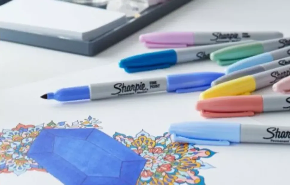 Set 12 Rotuladores Permanentes Punta Fina Mystic Gems Sharpie