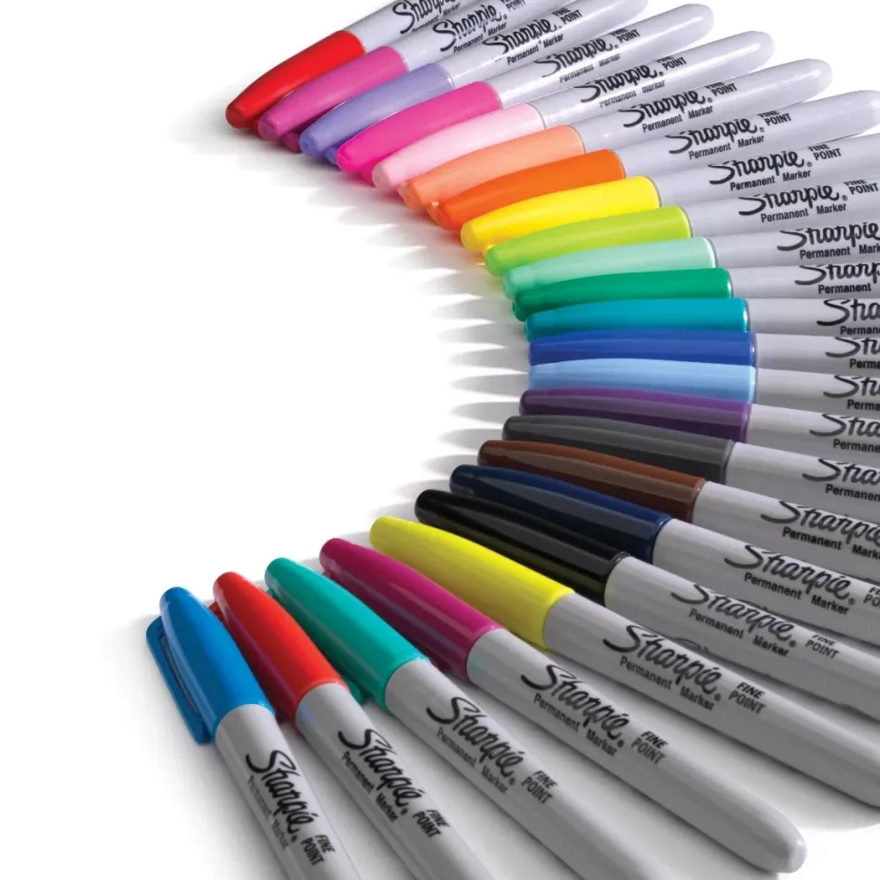 Set 24 Rotuladores Permanentes Explosión de Color Punta Fina Sharpie