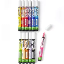 Set 12 Rotuladores pincel acuarelables Essentials Colorex Pebeo