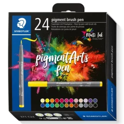 Set 24 Rotuladores pincel Multi Ink Staedtler