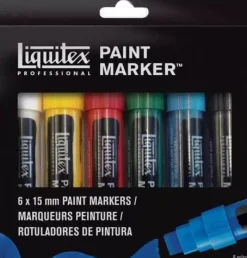 Set 6 rotuladores punta ancha Clásico Liquitex