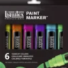 Set 6 rotuladores punta ancha Vibrantes Liquitex