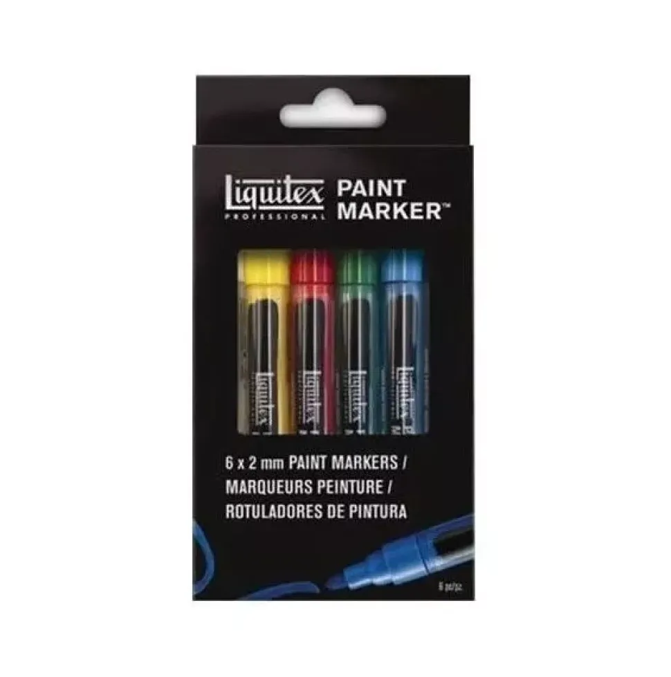 Set 6 rotuladores punta fina Clásico Liquitex