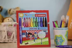 Set 12 Rotuladores Punta Gruesa STABILO Power Max