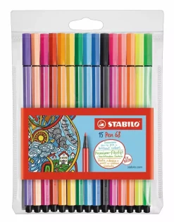 Set 15 Rotuladores STABILO Pen 68