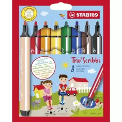 Set 6 Rotuladores STABILO Scribbi