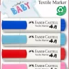 Set 5 Rotuladores Textil Baby Party Textile Marker Faber-Castell