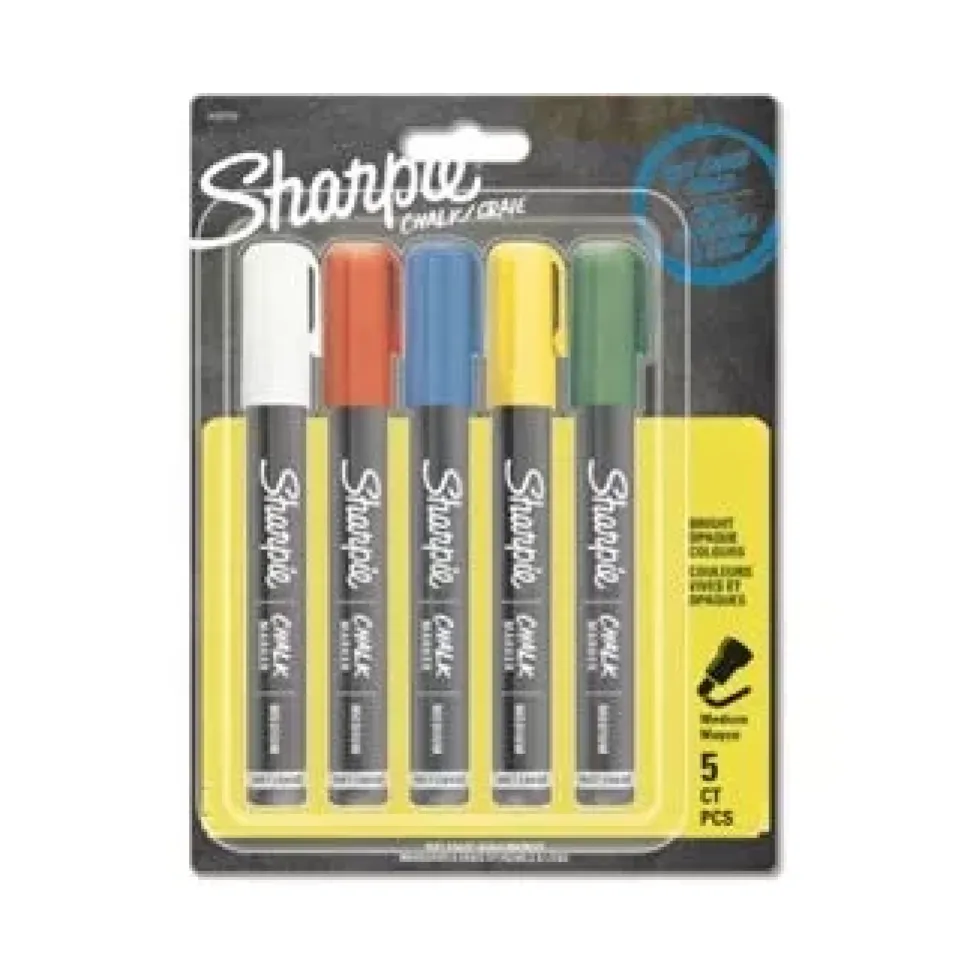 Set 5 Rotuladores Tiza Colores Sharpie