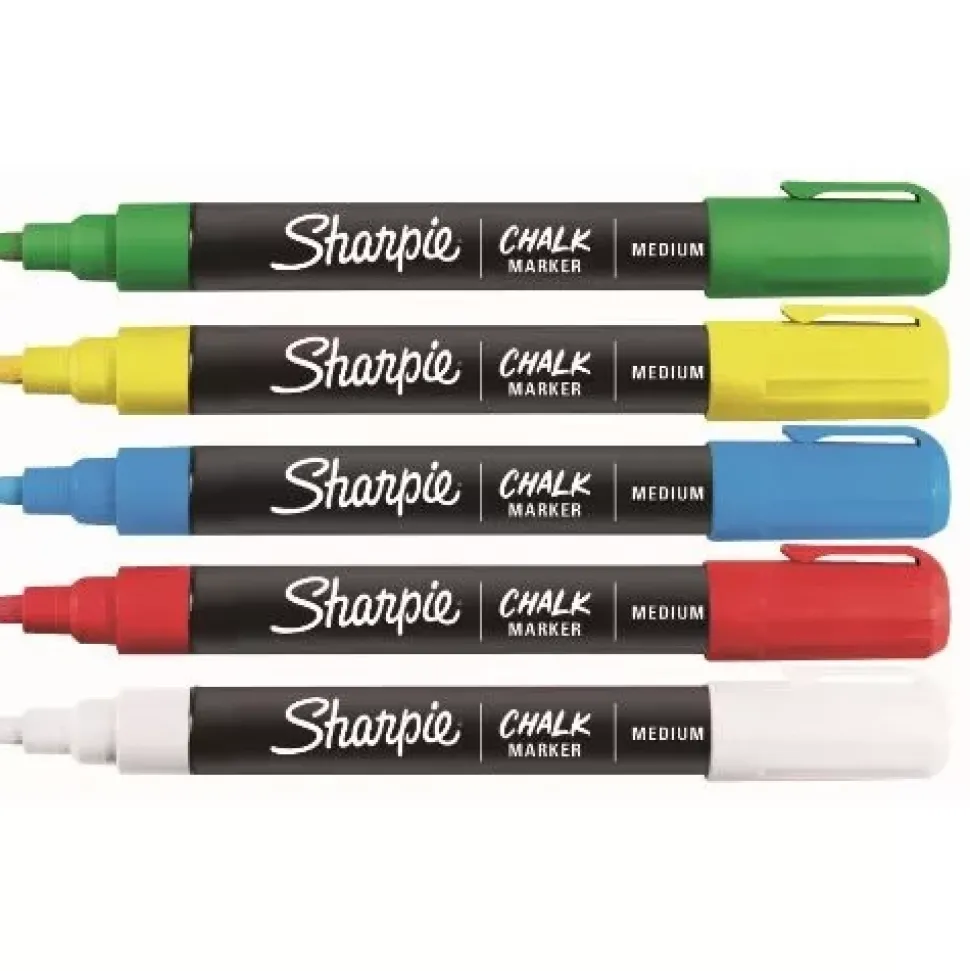 Set 5 Rotuladores Tiza Colores Sharpie