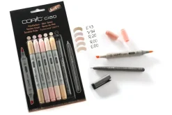 Set 5+1 rotuladores Tonos Piel Copic Ciao