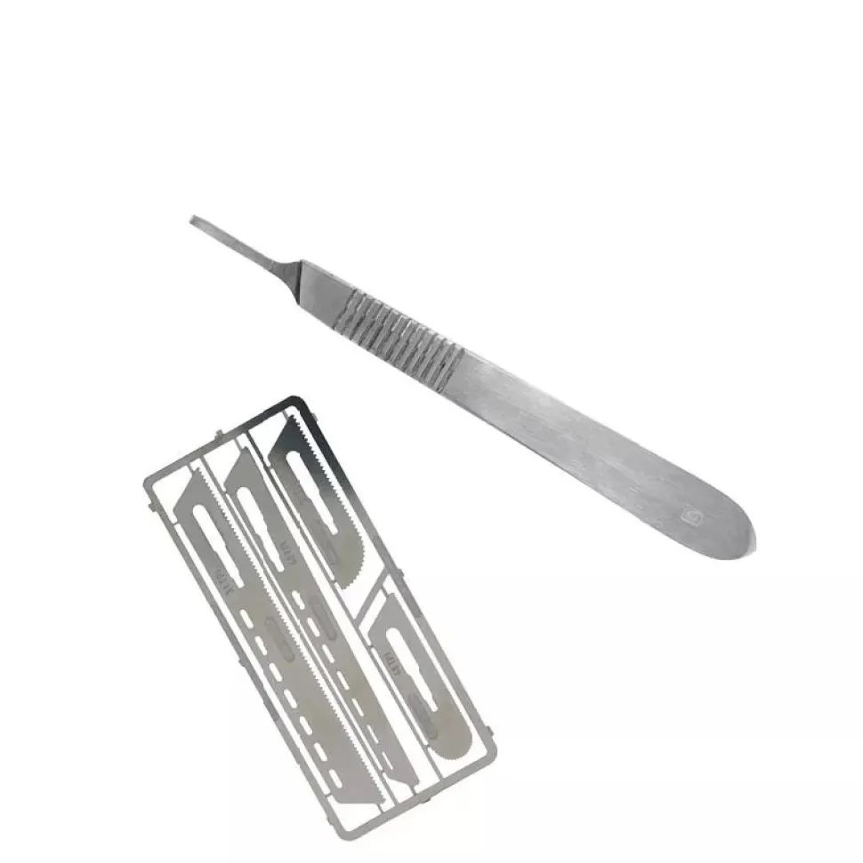 Set 4 sierras de modelismo con mango tipo escalpelo Vallejo