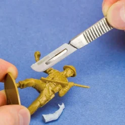 Set 4 sierras de modelismo con mango tipo escalpelo Vallejo