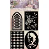 Set 4 stencils ATC Backgrounds Victorian Dreams Studio Light