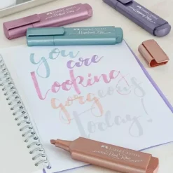 Set 4 Subrayadores Metálicos Textliner 46 Faber-Castell 02