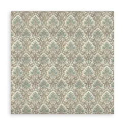 Set 4 Telas de Encuadernar Voyages Fantastiques Stamperia 30x30cm