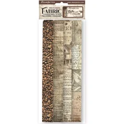 Set 4 Telas Fabric Coffee & Chocolate Stamperia 30x30cm