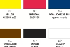 Set 6 Tintas Acrílicas Colores Esenciales Liquitex