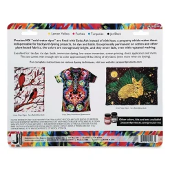 Set 4 tintes al agua fría y carbonato Procion MX Jacquard