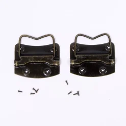 Set 2 Tiradores Grandes Bronce Antiguo