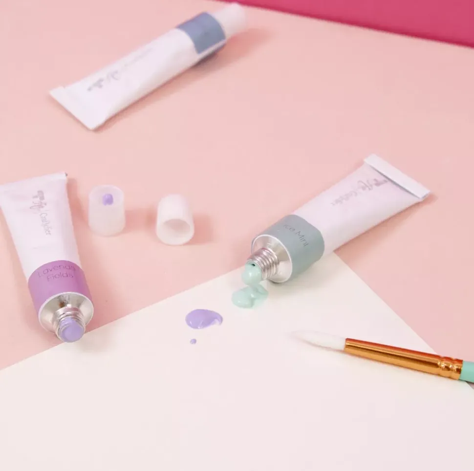 Set 12 Tubos Acrílicos Colores Pastel Craftelier