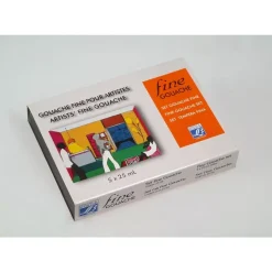 Set 5 Tubos de Gouache Fine Lefranc & Bourgeois 25ml