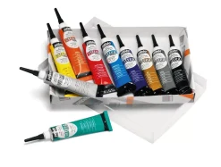 Set 10 tubos Vitrea 160 Relieve Brillante Pebeo 20ml