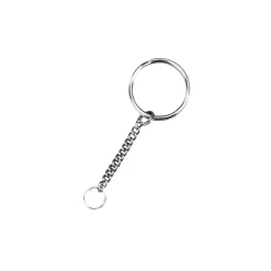 Set 10 Unidades Llavero Platino Rayher 25mm