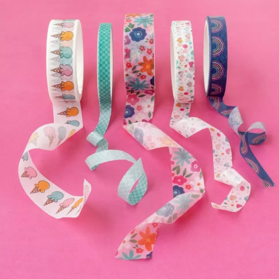Set 8 washi tape Reasons To Smile Shimelle