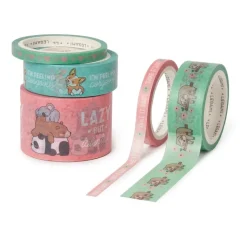 Set 5 Washi Tape Tape By Tape Cute Animals Legami