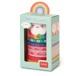 Set 5 Washi Tape Tape By Tape Cute Rainbow Legami