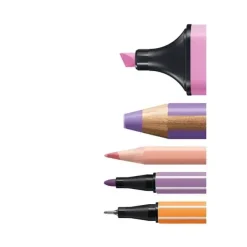 Set Arty 50 Rotuladores Boss Original Pastel, Aquacolor, Pen 68 y Point 88 STABILO Creative Set