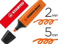Set Arty 5 Subrayadores Colores Cálidos STABILO Boss Original