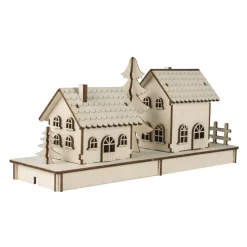 Set Casitas Madera 3D Rayher