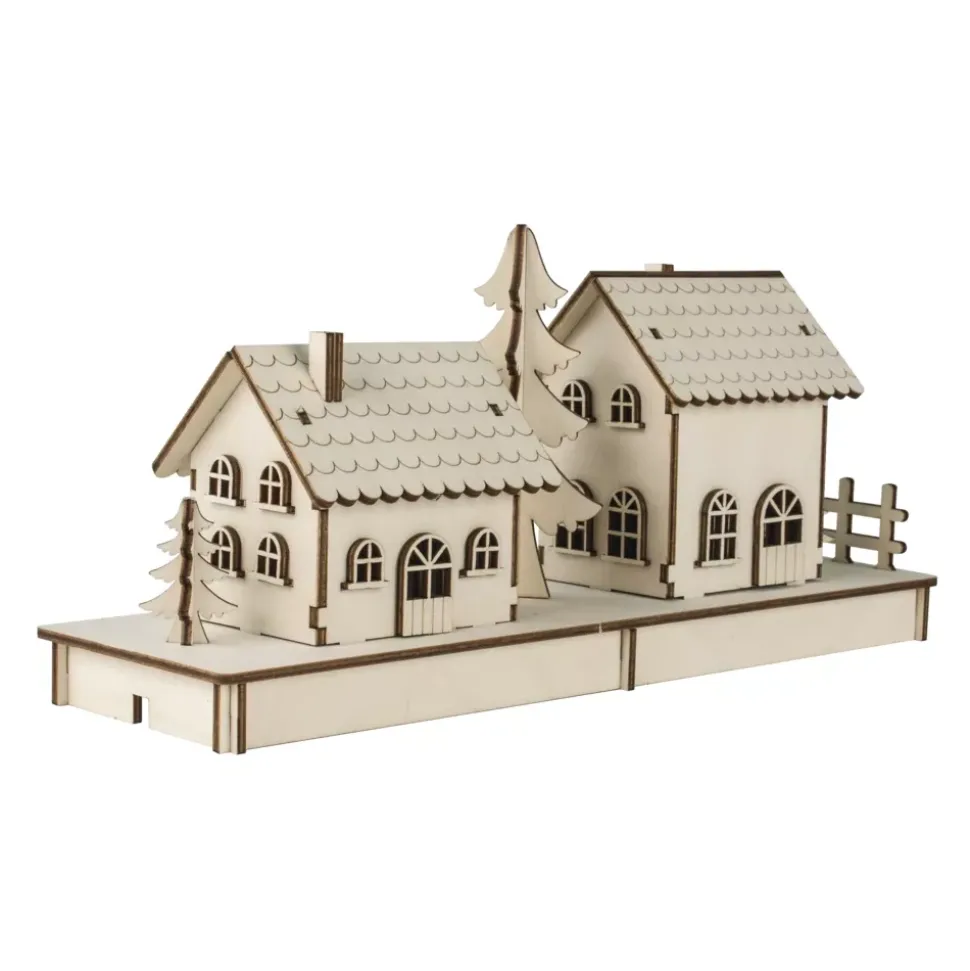 Set Casitas Madera 3D Rayher