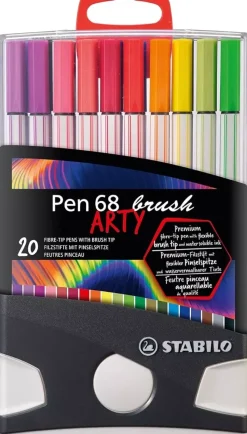 Set ColorParade Arty 20 Rotuladores STABILO Pen 68 Brush