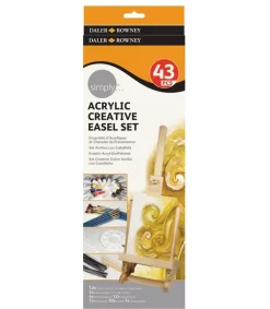 Set Creativo de Acrílico + Caballete Escritorio Daler Rowney