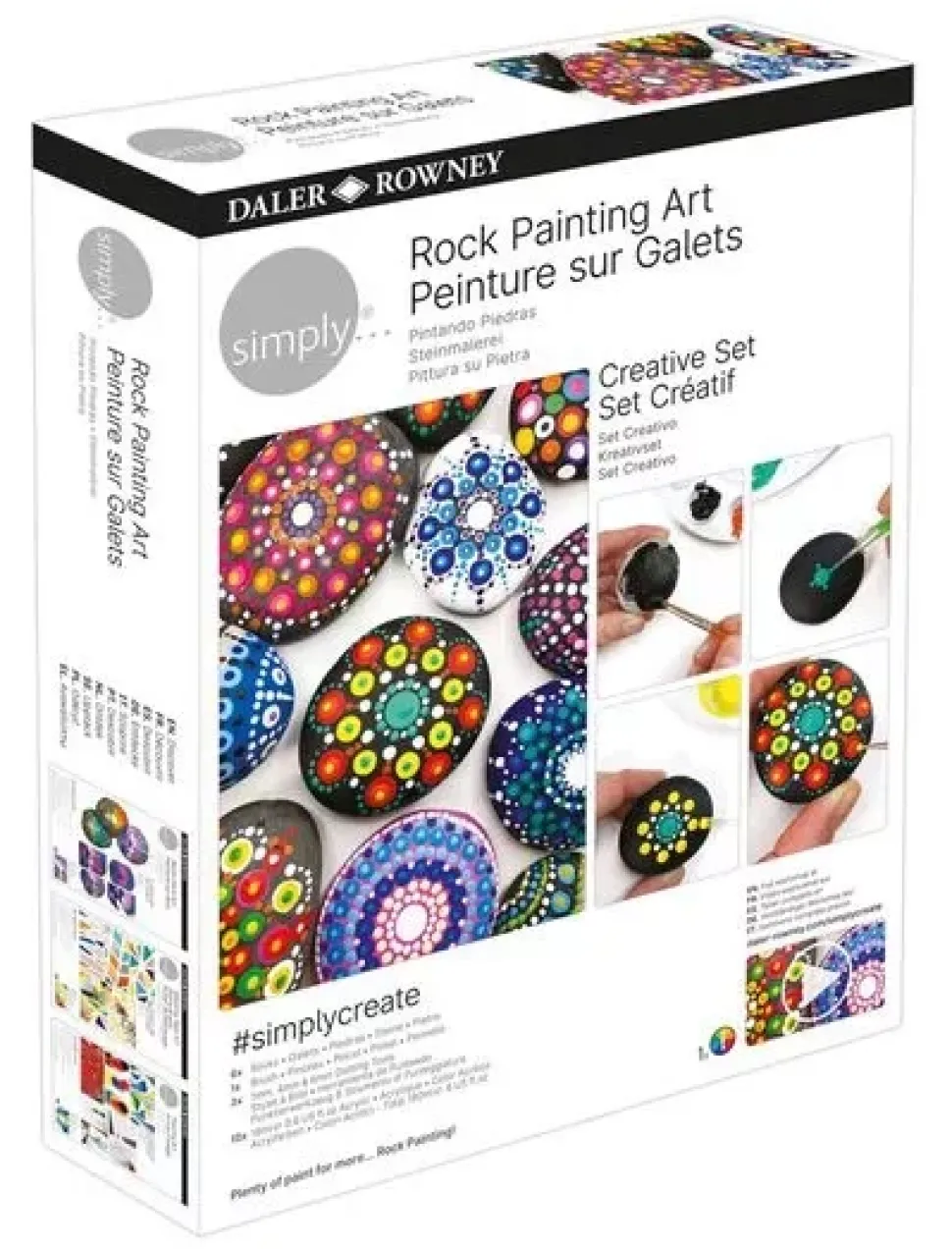 Set Creativo Rock Painting Art Daler Rowney