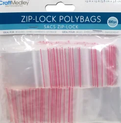 Set de 200 bolsas Ziplock Pequeñas