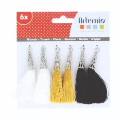 Set de 6 Borlas Oro Artemio