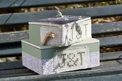 Set de 2 Cajas de Madera Artemio