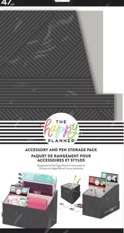 Set de 3 Cajas de Organización Align Happy Planner